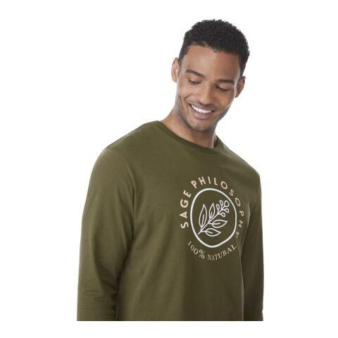 Men&#039;s Organic Cotton Longsleeve Tee Standard | Olive | XL | No Imprint | not available | not available
