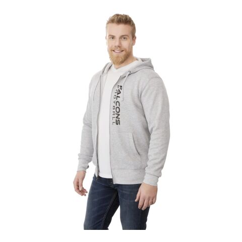Men's CYPRESS Fleece Zip Hoody Standard | Heather Grey | S | No Imprint | not available | not available