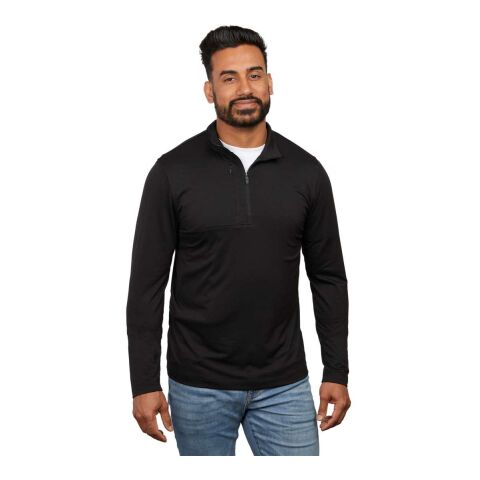 IZU EVERYTHING PERFORMANCE Eco 1/4 Zip - Men&#039;s Standard | Black | 2XL | No Imprint | not available | not available