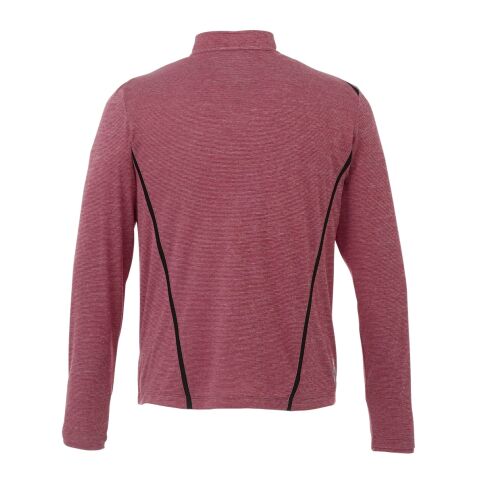 Men's DEGE Eco Knit Half Zip Red-Black | 2XL
