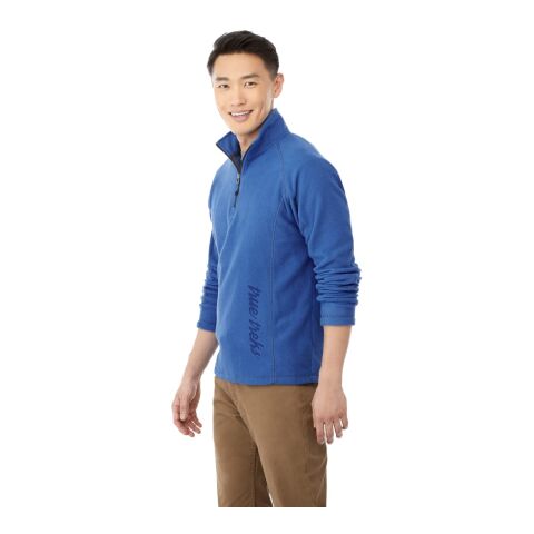 Men&#039;s BOWLEN Polyfleece Qtr Zip Standard | Blue | 5XL | No Imprint | not available | not available