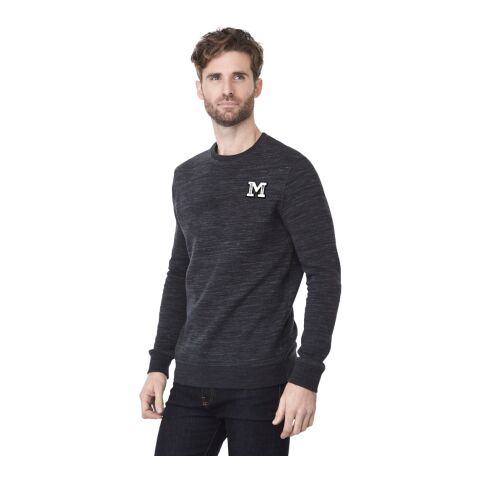 Men&#039;s Space Dye Classic Crew Black | XL | No Imprint | not available | not available