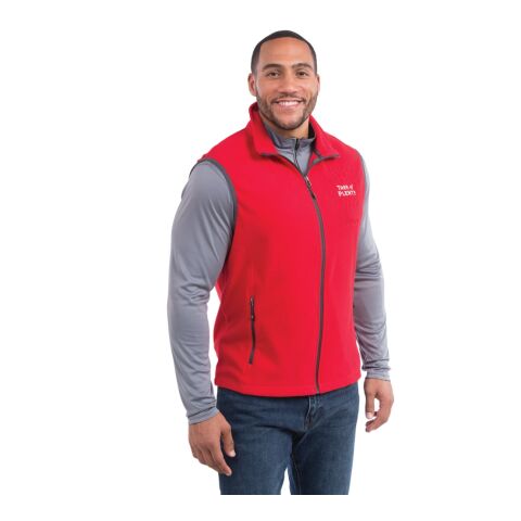Men&#039;s Tyndall Polyfleece Vest Standard | Red | 3XL | No Imprint | not available | not available