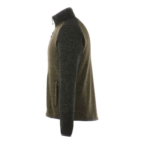 Men’s  VORLAGE Half Zip Knit Jacket Standard | Loden-Black Smoke Heather | L | No Imprint | not available | not available