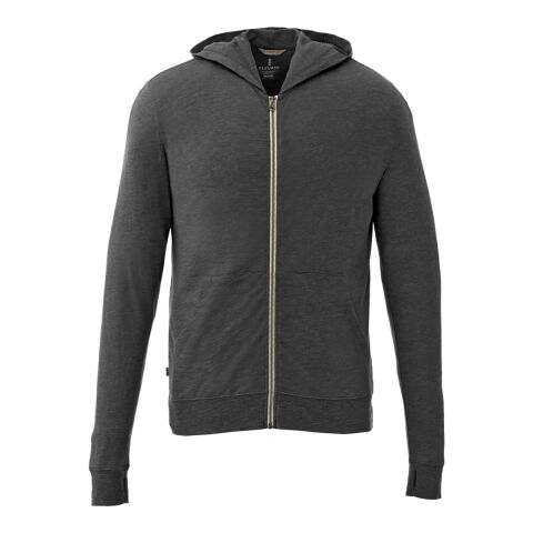 Men’s  Garner Knit Full Zip Hoody Standard | Heather Dark Charcoal | 2XL | No Imprint | not available | not available