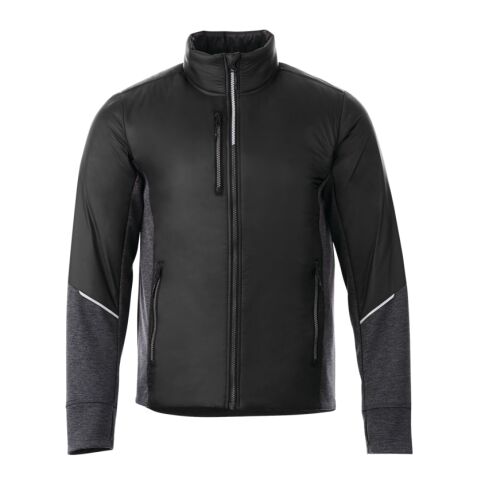 Men's FERNIE Hybrid Insulated Jacket Black-Heather Dark Charcoal | 5XL