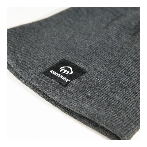 Wolverine Knit Work Beanie Standard | Grey | CUSTOM (O/S) | No Imprint | not available | not available