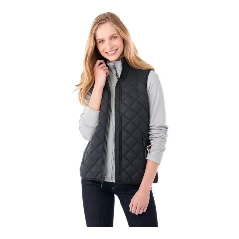 Women’s SHEFFORD Heat Panel Vest w/ 6000mAh Power Bank Black-Black | L | No Imprint