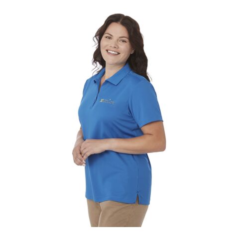 Women's MORENO TEXT MICRO SS POLO Blue | M