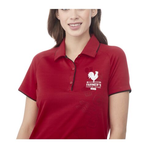Women&#039;s REMUS SS Polo Standard | Team Red Heather-Black | 3XL | No Imprint | not available | not available