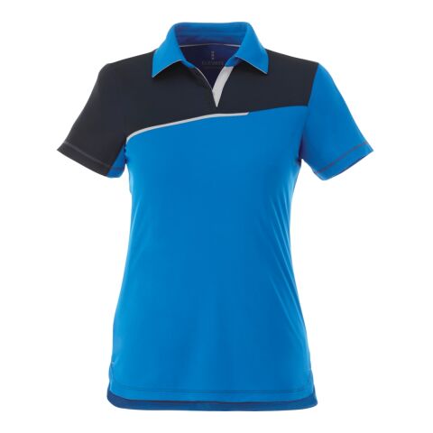 Women's PRATER Short Sleeve Polo Standard | Olympic Blue-Black Smoke | 2XL | No Imprint | not available | not available