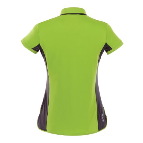 Women&#039;s ROYCE Short Sleeve Polo Standard | Apple Green-Grey Storm | S | No Imprint | not available | not available