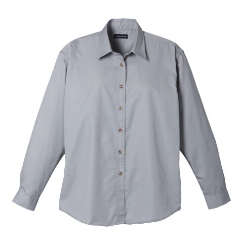 Women&#039;s LONG SLEEVE DRESS SHIRT Standard | Gray | 2XL | No Imprint | not available | not available