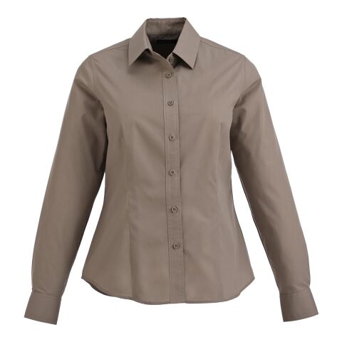 Women&#039;s PRESTON Long Sleeve Shirt Standard | Tan | L | No Imprint | not available | not available
