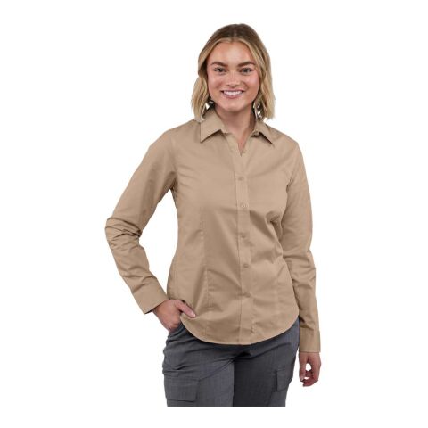 Women&#039;s WILSHIRE Long Sleeve Shirt Standard | Desert Khaki | M | No Imprint | not available | not available