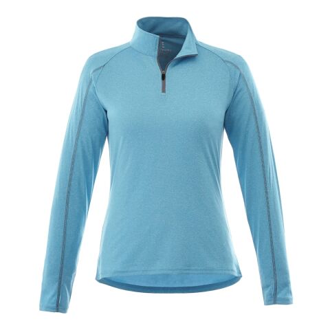 Women&#039;s TAZA Knit Quarter Zip Standard | Aspen Heather | L | No Imprint | not available | not available