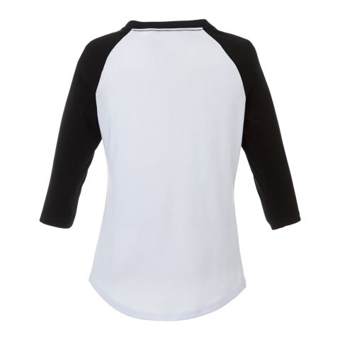 Women&#039;s DAKOTA Three Quarter Tee Standard | Black-White | S | No Imprint | not available | not available