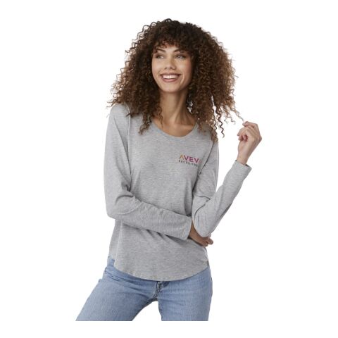 SOMOTO Eco Long Sleeve Tee - Women's Standard | Heather Grey | XS | No Imprint | not available | not available