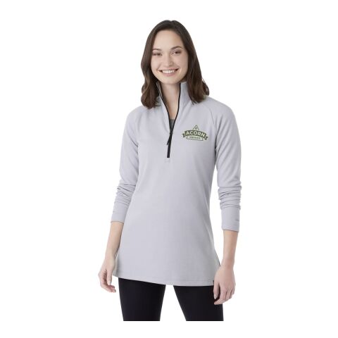 Women&#039;s ASGARD Eco Knit Half Zip Standard | Silver Heather | XL | No Imprint | not available | not available