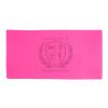 35" X 60" Velour Beach Towel Pink White | No Imprint | not available | not available