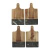 Black Marble and Wood Cutting Board Standard | Black | No Imprint | not available | not available