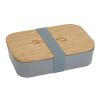 Bamboo Fiber Lunch Box with Cutting Board Lid Standard | Gray | No Imprint | not available | not available