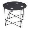 Game Day Folding Table (4 person) Black | No Imprint | not available | not available