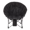 Folding Moon Chair (400lb Capacity) Black | No Imprint | not available | not available