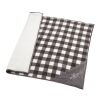 Field & Co.® Double Sided Plaid Sherpa Blanket White-Grey Storm | No Imprint | not available | not available