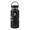 Hydro Flask® Wide Mouth With Flex Cap 32oz Standard | Black | Laser Engraving | Centered on tumbler opposite Hydro Flask, - Center of art 5.75" up from bottom | 2.30 Inches × 1.25 Inches