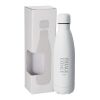 Copper Vacuum Insulated Bottle 17oz w/ Window Box White | No Imprint