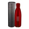 Copper Vac Bottle 17oz With Cylindrical Box Red | No Imprint