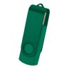 Rotate 2Tone Flash Drive 1GB Green | No Imprint