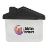 House Shape Clip White/Black