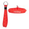 Push Pop Stress Reliever Keychain Red
