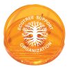 Round Shape Clip Transparent Orange | No Imprint | not available