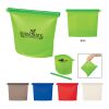 Reusable Food Bag With Plastic Slider Translucent Charcoal | No Imprint | not available | not available