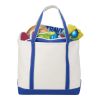 Baltic 24oz Cotton Canvas Tall Zippered Boat Tote Royal Blue | No Imprint | not available | not available