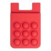 Push Pop Phone Wallet Red
