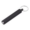 Mini Cylinder LED Flashlight Key Tag Black