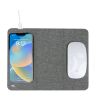 RPET 10W Wireless Charging Mouse Pad Gray | No Imprint | not available | not available