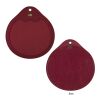 Round Tech Accessories Pouch Burgundy | No Imprint | not available