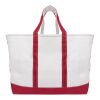 The Madelyn Cotton Canvas Tote Bag Cream