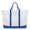 The Madelyn Cotton Canvas Tote Bag Royal Blue | No Imprint | not available | not available