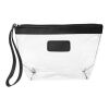 Posh Clear Wristlet Pouch Black | No Imprint | not available | not available