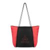 Rope Tote Bag With 100% Rpet Material Red with Black | No Imprint | not available | not available