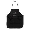 Non-Woven Full Apron Black | No Imprint | not available | not available