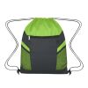 Ripstop Drawstring Bag Lime/Black | No Imprint | not available | not available