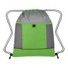 Honeycomb Ripstop Drawstring Bag Lime