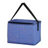 Crosshatch Non-Woven Lunch Bag Blue